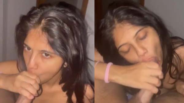 Indian girlfriend Sandhya ne mota lund chusa