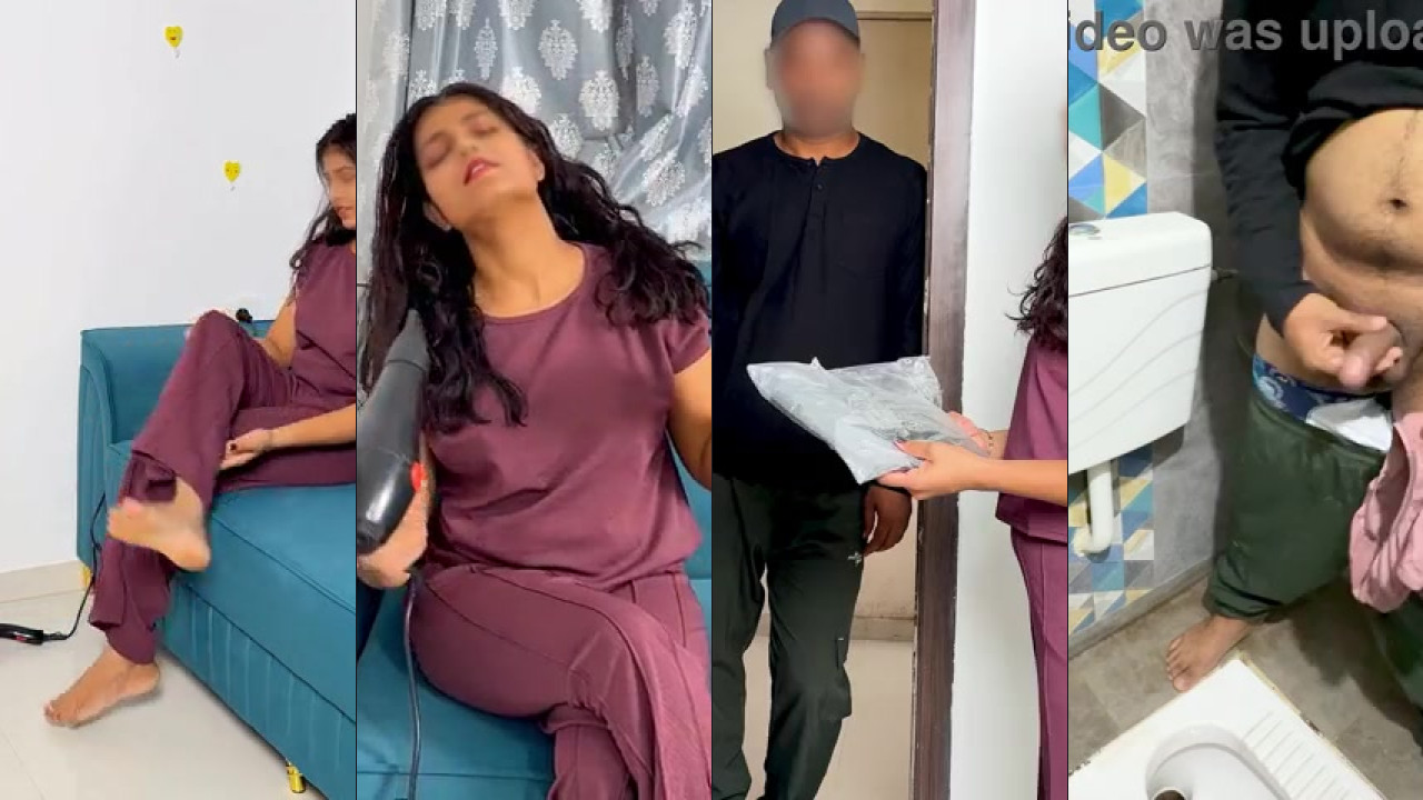 Authentic Homemade Indian Neighbour Bhabhi Bedroom Romance (Private Recording)