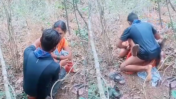 Village bhabhi ki Jungle mein chudai ki sex mms